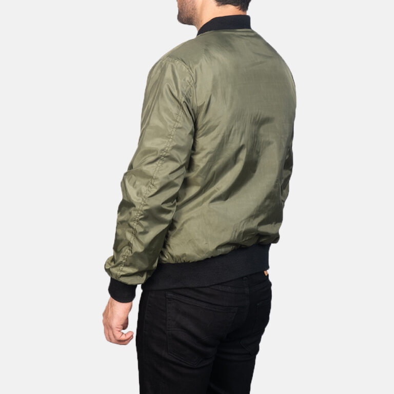 Mens Green Bomber Jacket1096-8-1599209094099